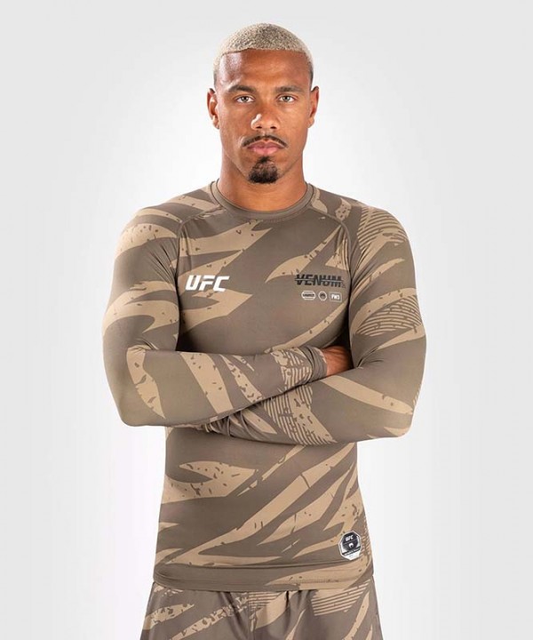 UFC Adrenaline by Venum Authentic Fight Week Performance Rashguard Dugi Rukav Desert Camo M