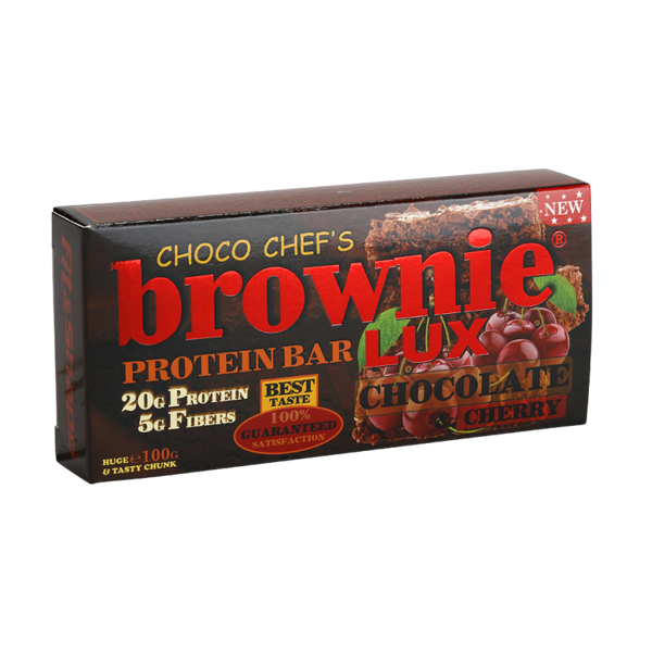 Brownie Protein Bar Lux Čokolada-višnja 100 g