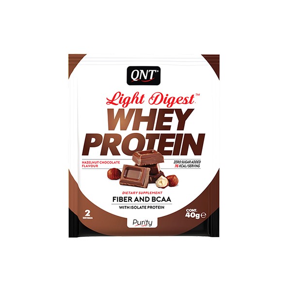 QNT Light Digest Whey, Čokolada, 40 g