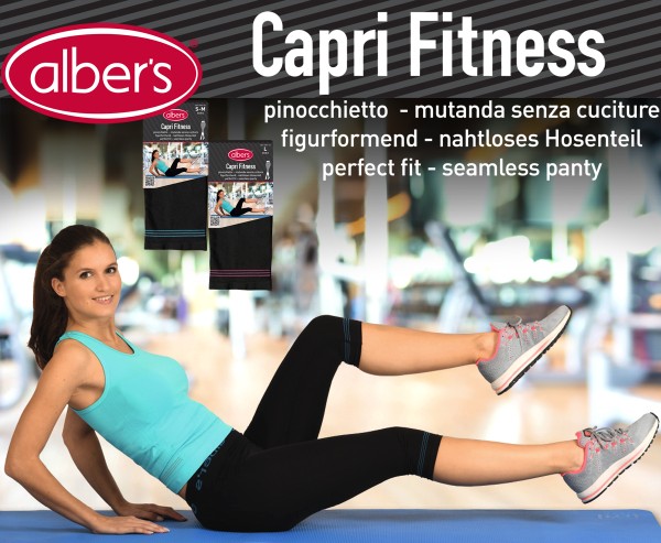 Albers Capri Fitness Helanke Perla 3/4 S-M